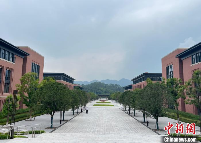 圖為重慶中醫(yī)藥學(xué)院。 鐘旖 攝 圖為重慶中醫(yī)藥學(xué)院?!$婌?攝